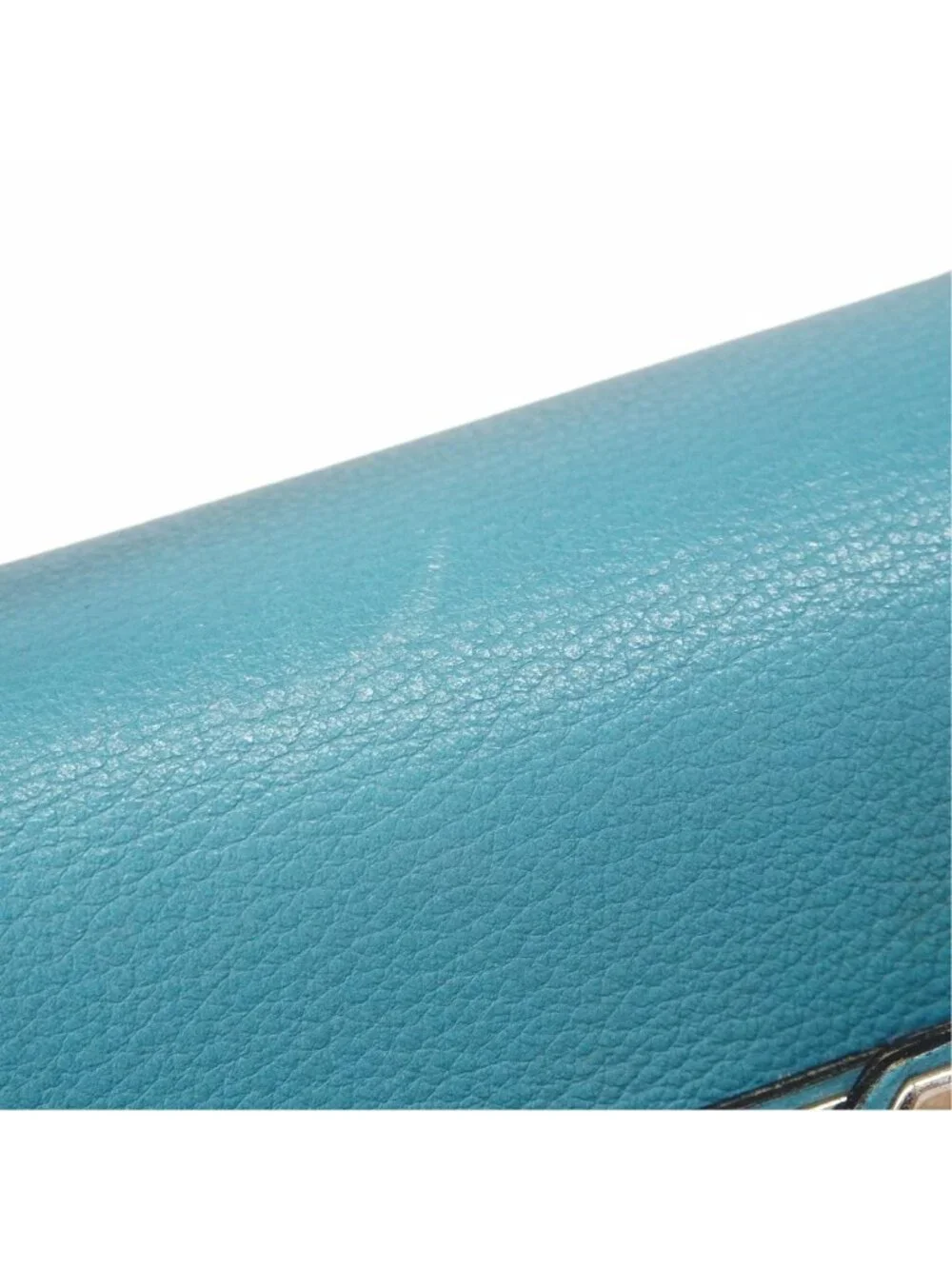 Hermes Backpack Kelly a Dos GM Ardennes Blue Jean Silver